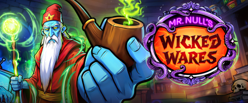 Mr Nulls Wicked Wares - Game Title