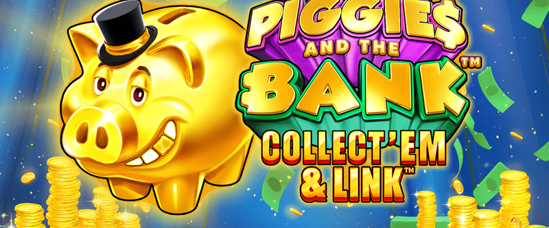 Collect Em and Link Piggies and The Bank - Game Title