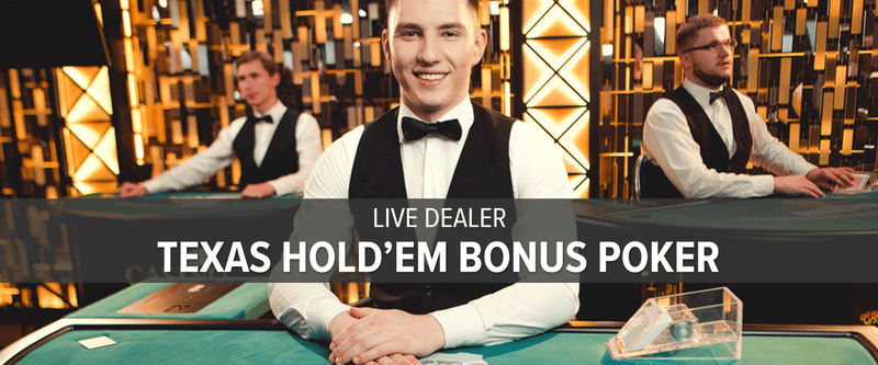 Live Dealer Texas Hold'em Bonus Poker (Ontario) - Game Title