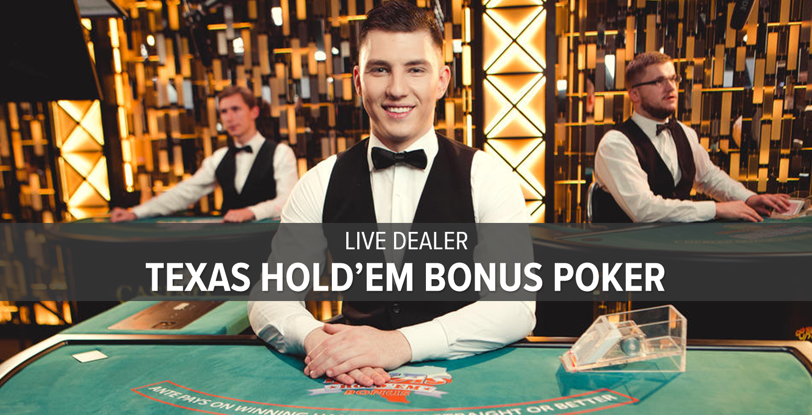 Live Dealer Texas Hold'em Bonus Poker (Ontario) - Game Title