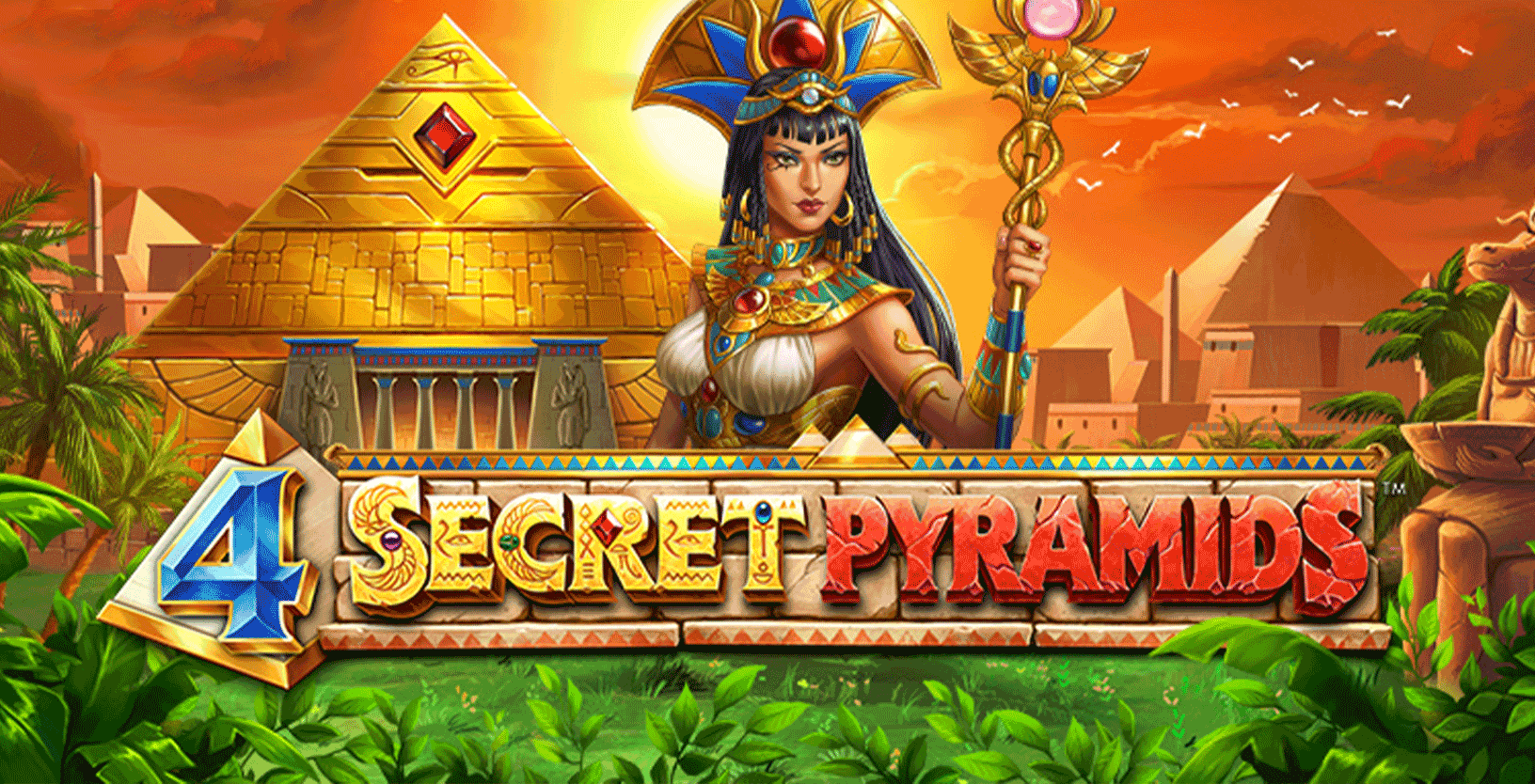 4 Secret Pyramids - Game Title