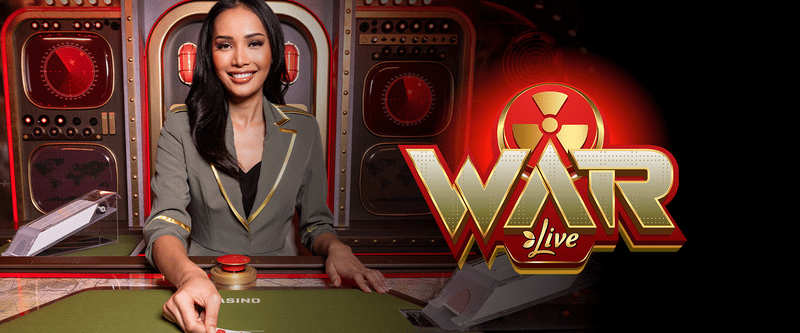 Live Dealer War - Game Title