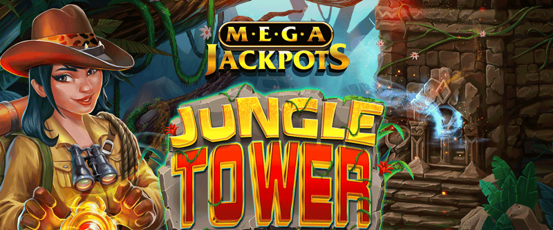 Mega Jackpots Jungle Tower - Game Title