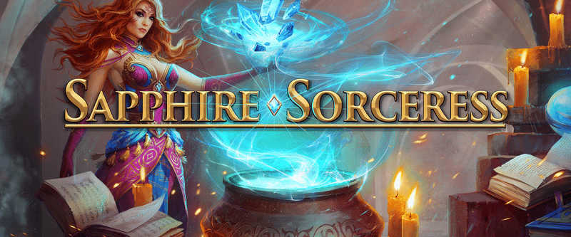 Sapphire Sorceress - Game Title