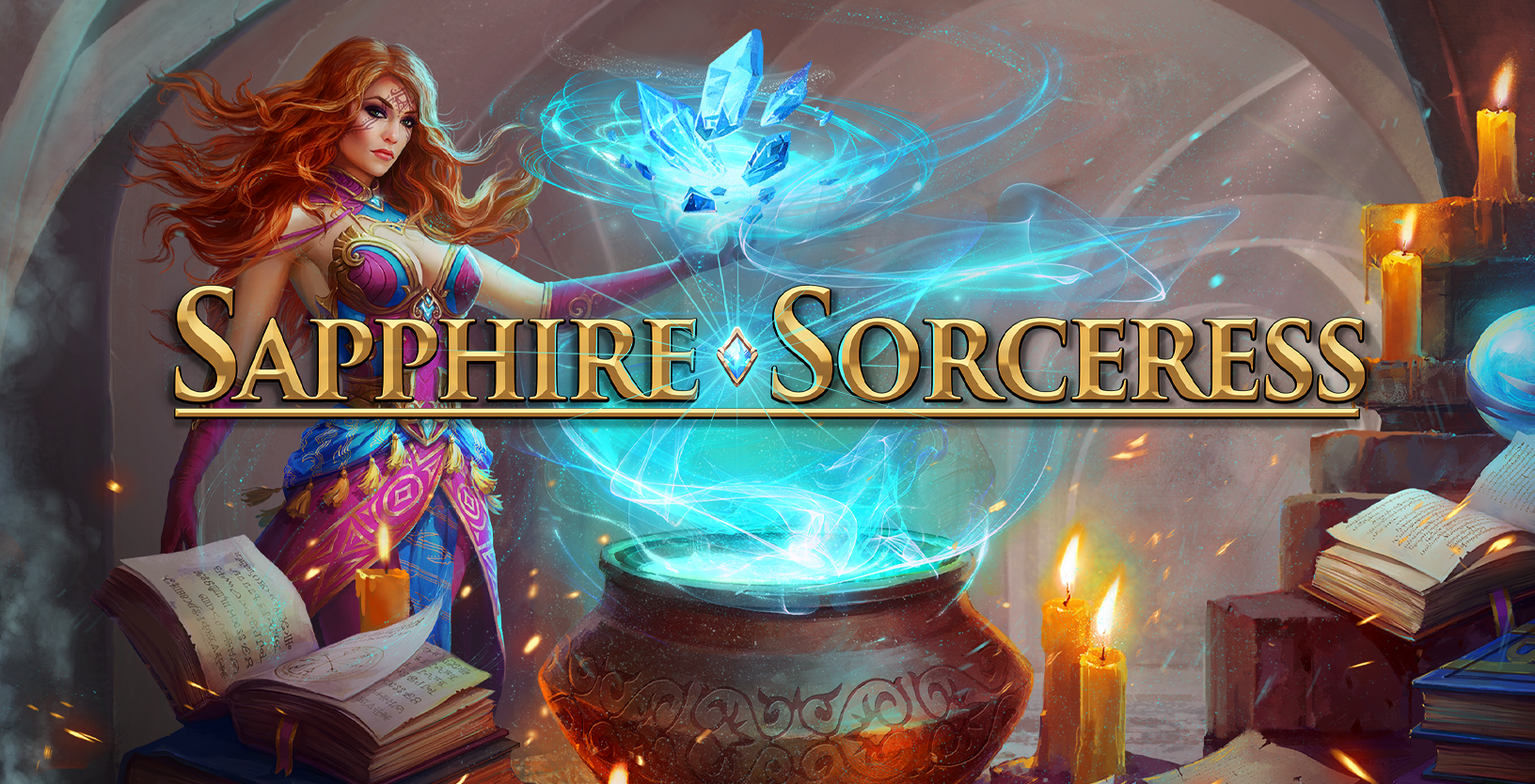 Sapphire Sorceress - Game Title