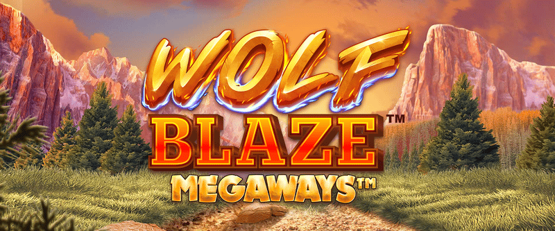 Wolf Blaze Megaways - Game Title