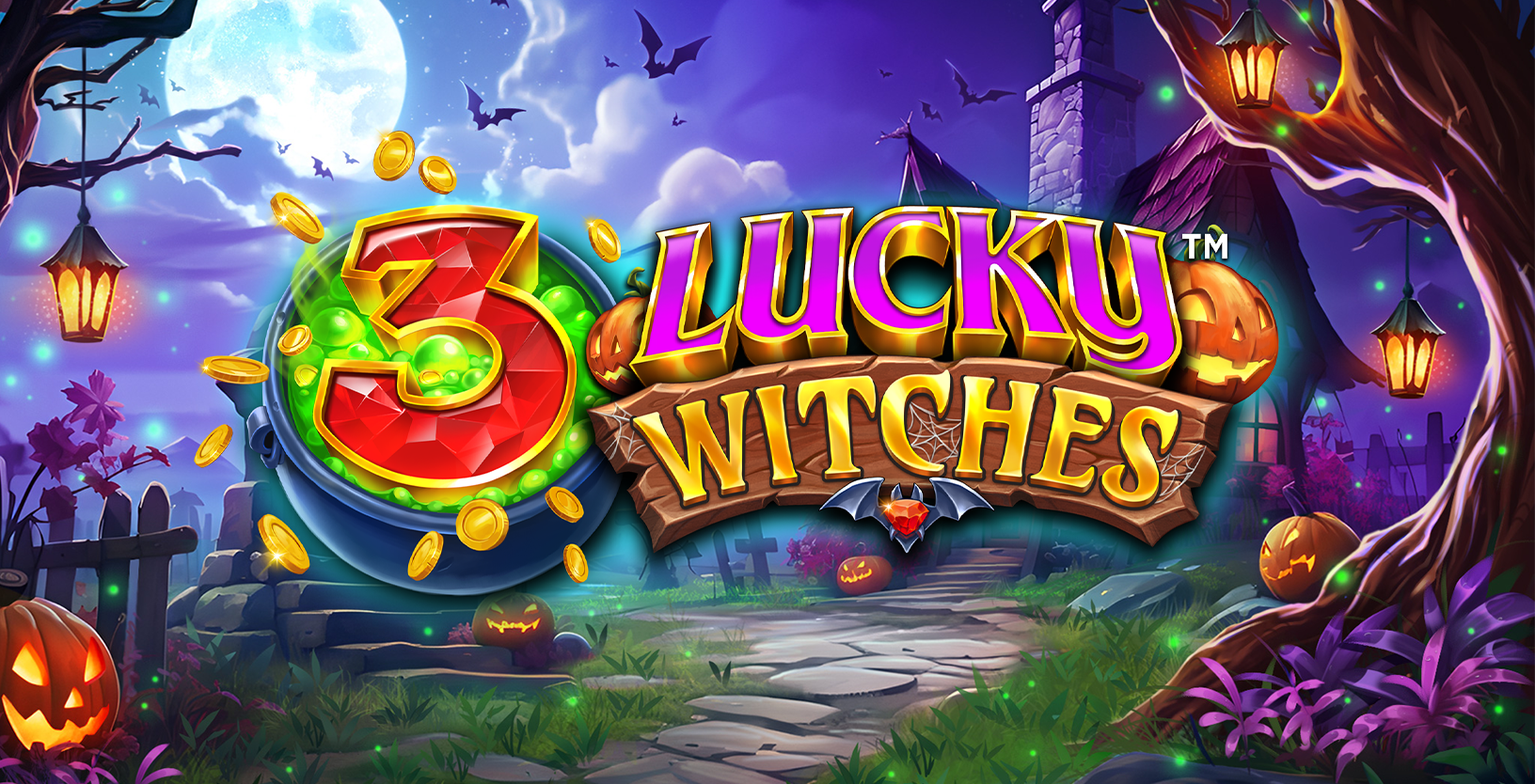 3 Lucky Witches - Game Title