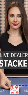 Live Dealer Infinite Bet Stacker Blackjack (Ontario) - Game Title