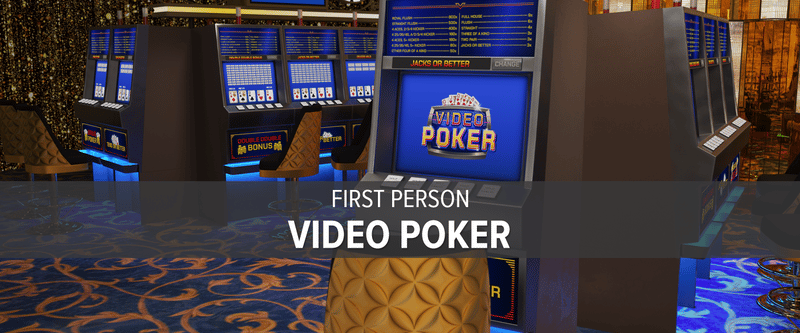 First Person Video Poker - Game Title