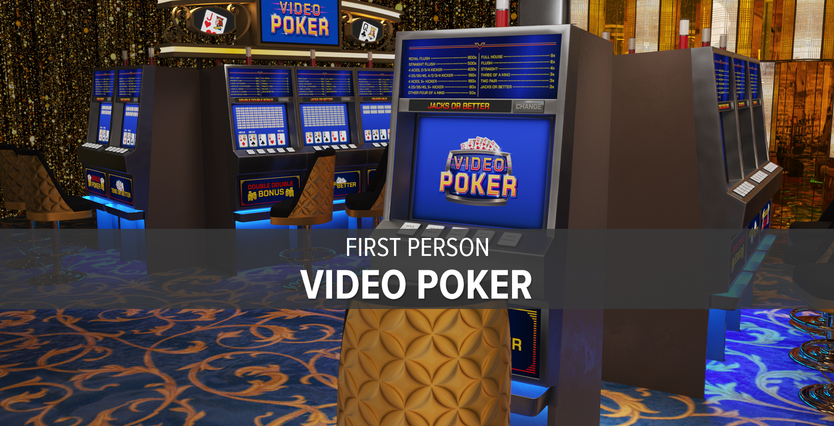 First Person Video Poker - Game Title