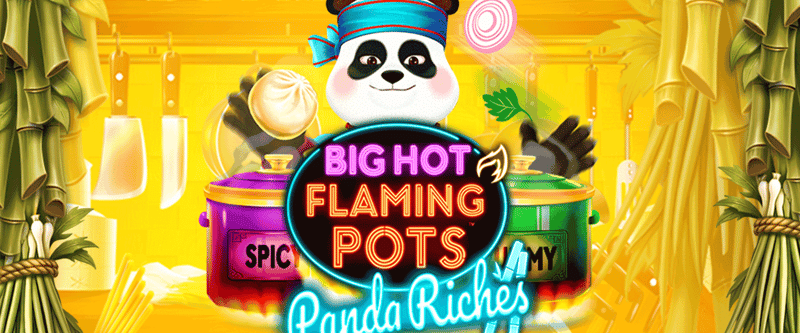 Big Hot Flamin Pots Panda Riches (AB) - Game Title