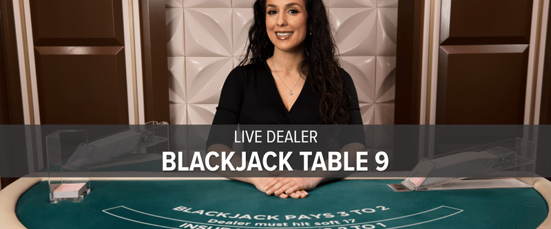 Live Dealer Blackjack Table 9 (MI) - Game Title