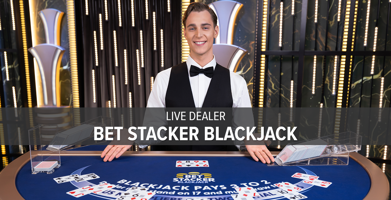 Live Dealer Bet Stacker Blackjack - Game Title