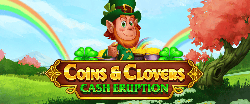 Cash Eruption Coins and Clovers - Game Title