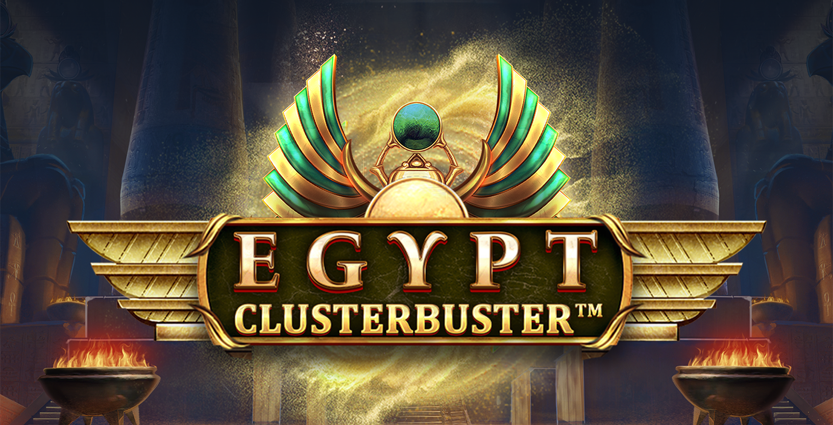 Egypt Cluster Buster - Game Title