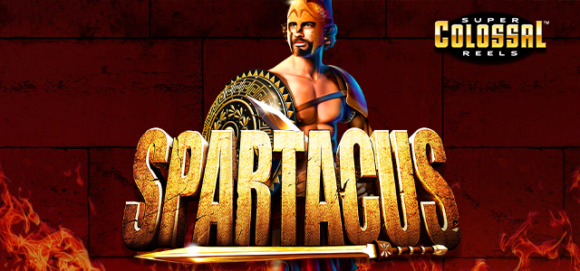 Spartacus Super Colossal Reels - Game Title