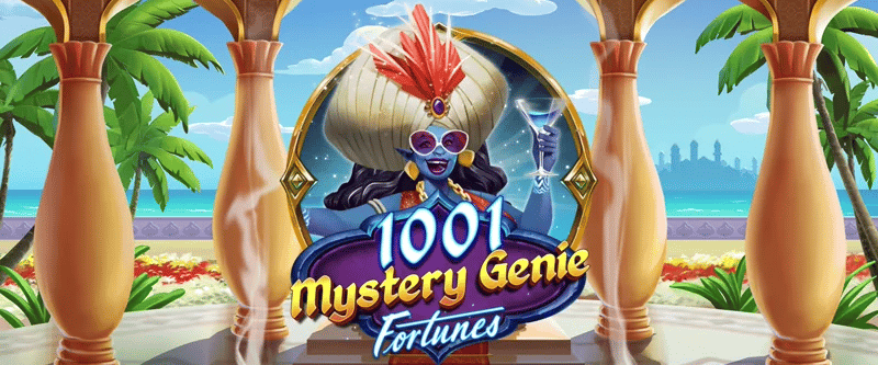 1001 Mystery Genie Fortunes - Game Title