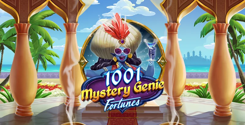 1001 Mystery Genie Fortunes - Game Title