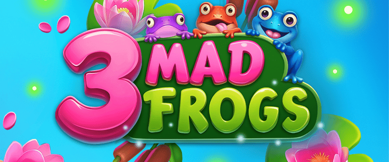 3 Mad Frogs - Game Title