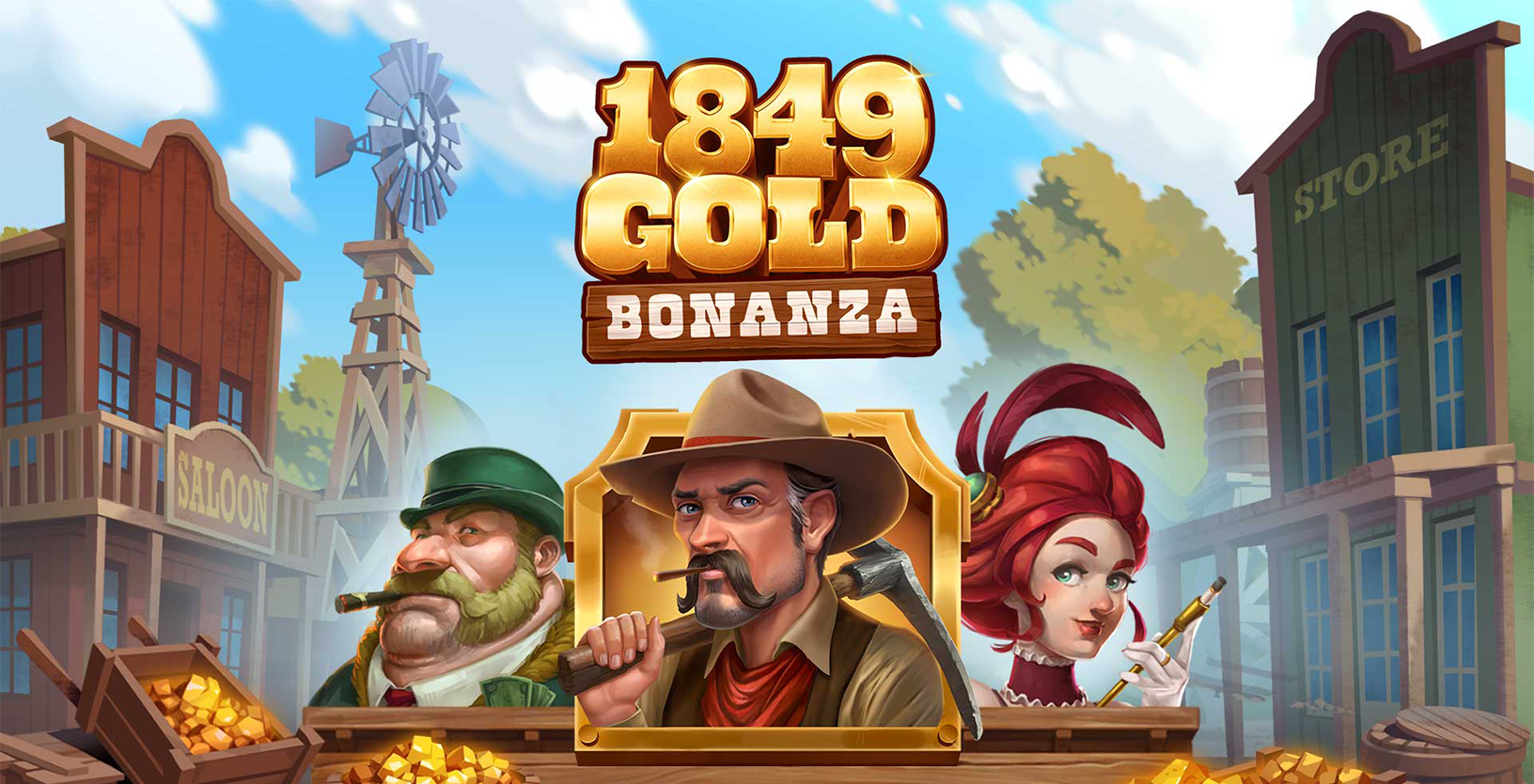 1849 Gold Bonanza - Game Title
