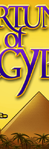 Fortunes of Egypt - Game Title