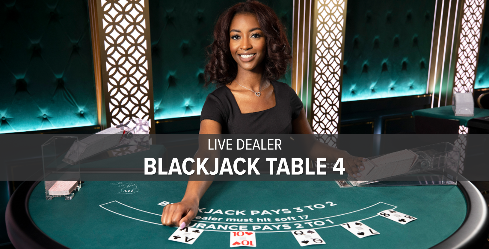 Live Dealer Blackjack (NJ) Table 4 - Game Title