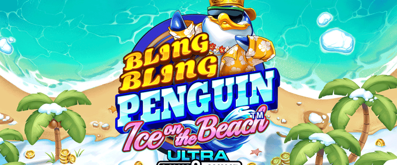 Bling Bling Penguin: Ice on the Beach - Game Title