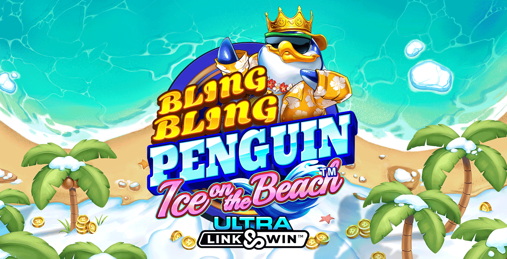 Bling Bling Penguin: Ice on the Beach - Game Title
