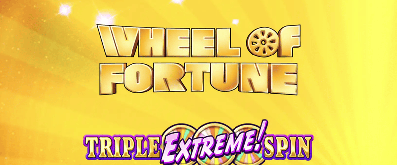 Wheel of Fortune Triple Extreme Spin - Game Title