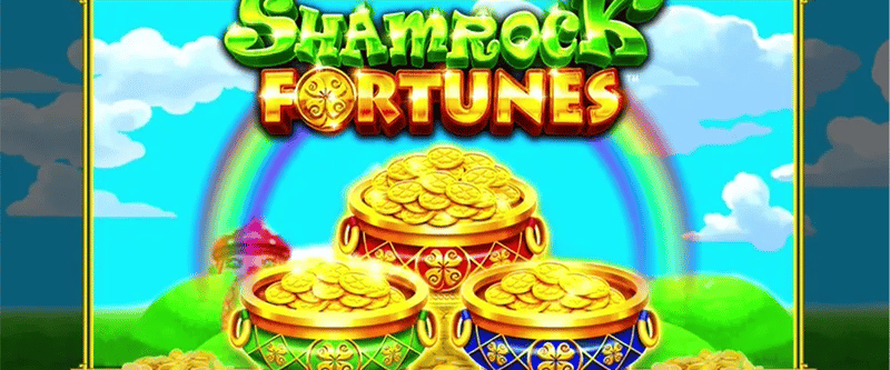 Triple Coin Treasures Shamrock Fortunes - Game Title