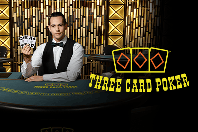 Play Live Dealer Three Card Poker (NJ)