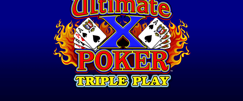Ultimate X Triple Play Draw Poker - Game Title