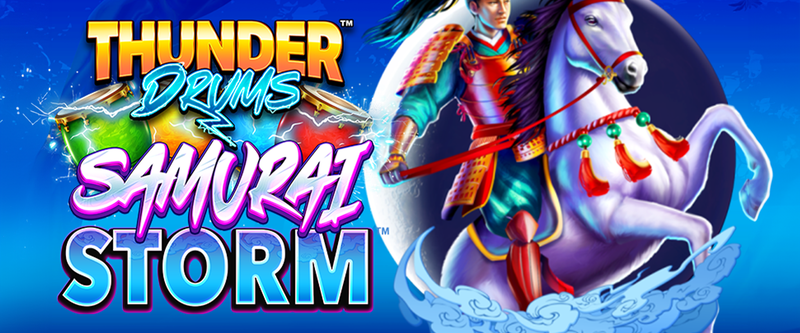 Thunder Drums Samurai Storm - Game Title