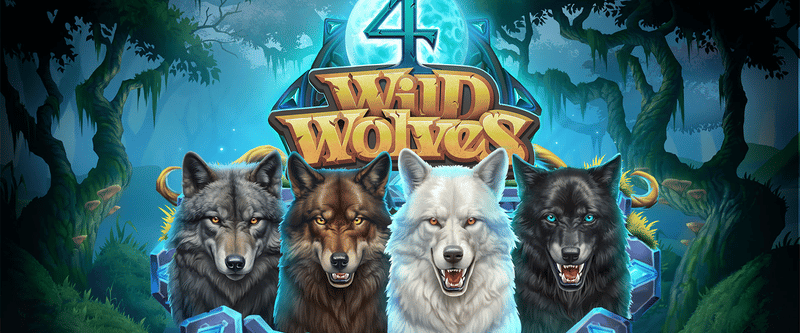 4 Wild Wolves - Game Title