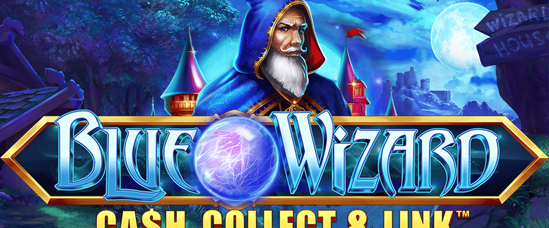Cash Collect & Link: Blue Wizard - Game Title