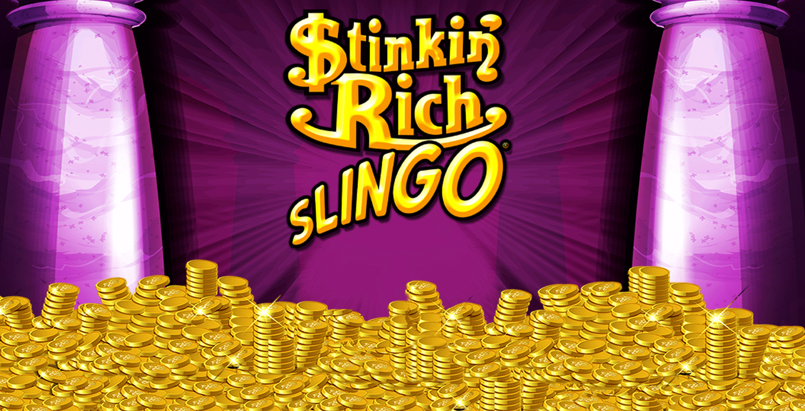 Stinkin Rich Slingo - Game Title