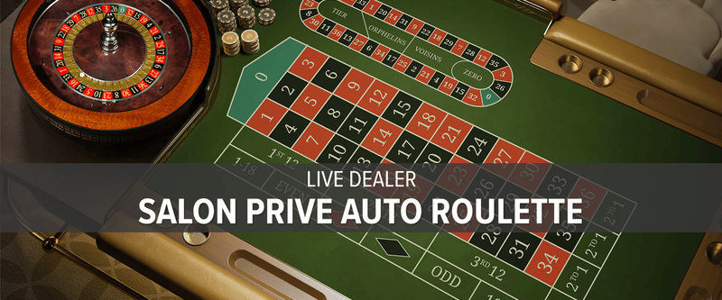 Live Dealer Salon Prive Auto Roulette A - Game Title