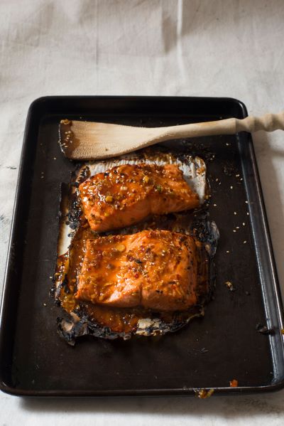 Thai Style Broiled Wild Alaskan Salmon