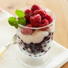 Berry Parfait with Mascarpone Whipped Cream
