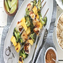Sweet & Sour Scallop Kabobs