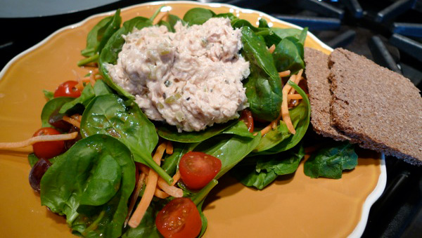 Tuna Salad with Tamarind or Worcestershire Vinaigrette
