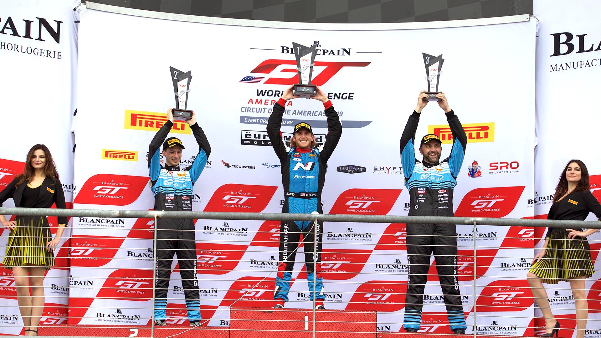 FCP Euro GTI TCR COTA Sunday Podium