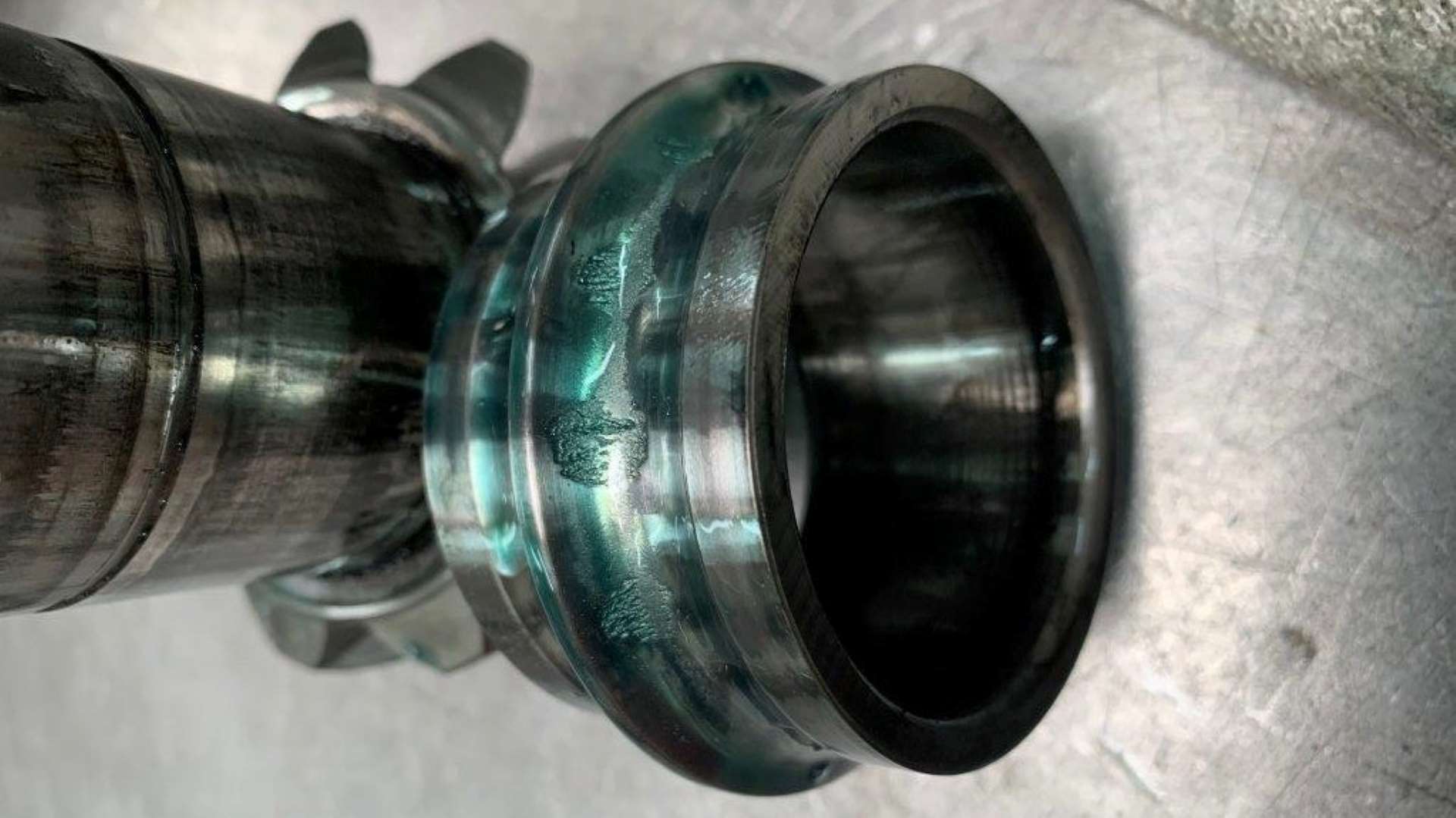 Porsche 996 G96 pitted pinion bearing race