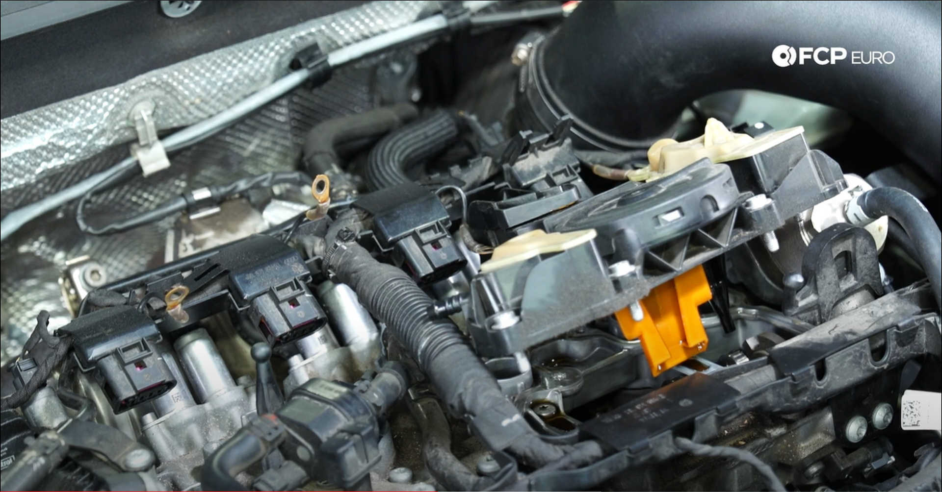 DIY VW GTI PCV Replacement PCV housing lifted off of the cylinder head
