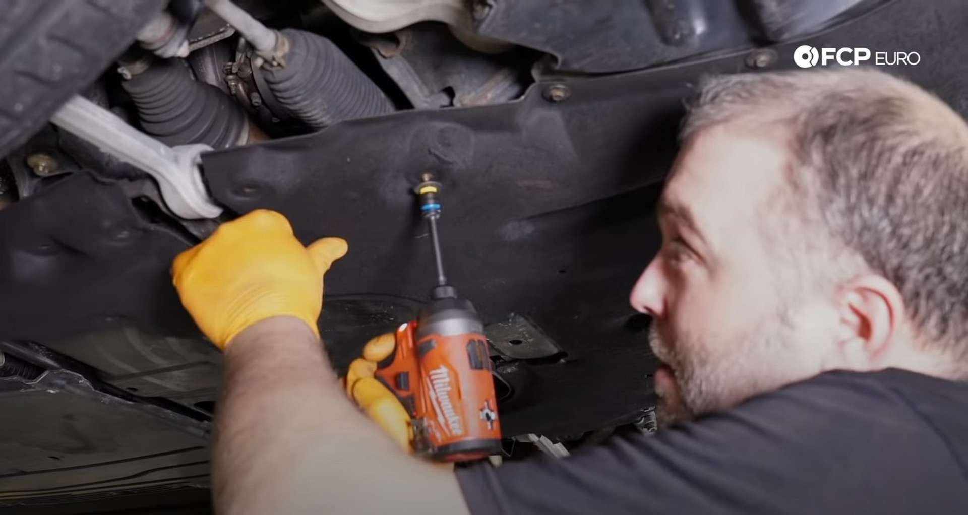 DIY BMW F30 Oil Filter Housing Gasket Replacement fitting the splash shield