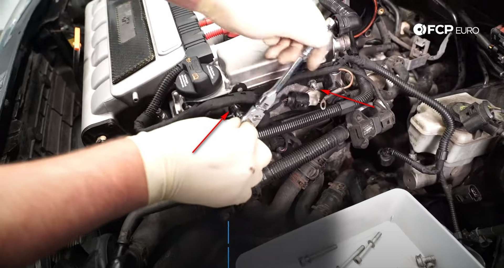 55-DIY-VW-VR6-Valve-Cover-Gasket-Redressing-Engine