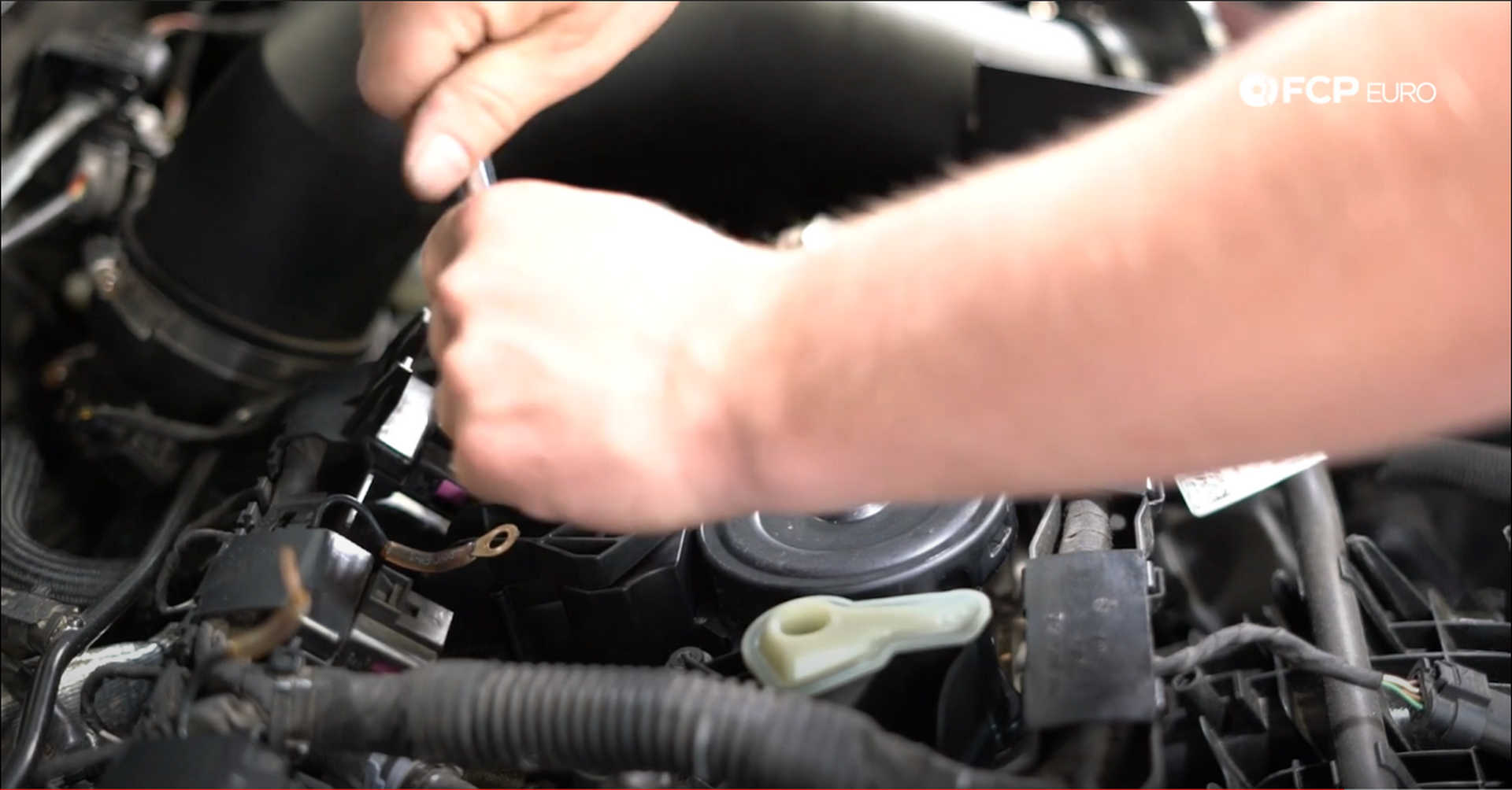DIY VW GTI PCV Replacement threading in the PCV fasteners by hand