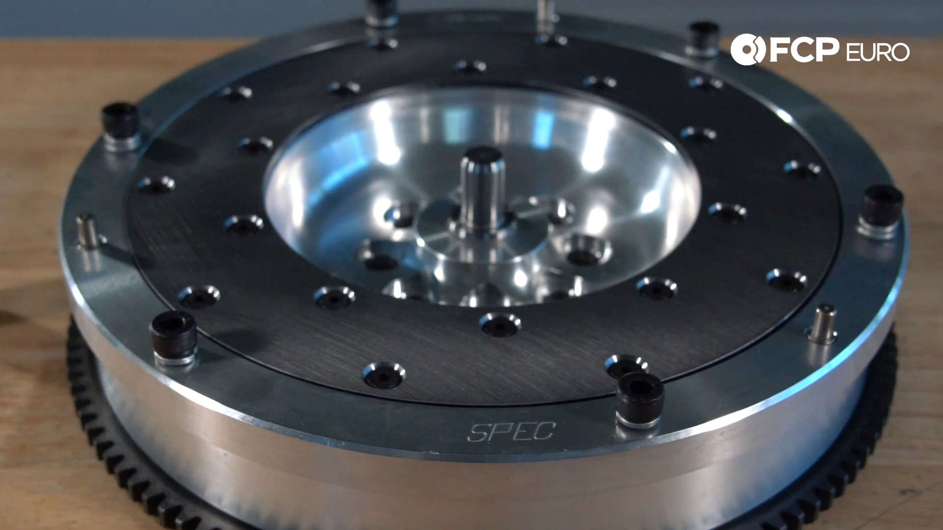 BMW N54 Aluminum Flywheel Closeup