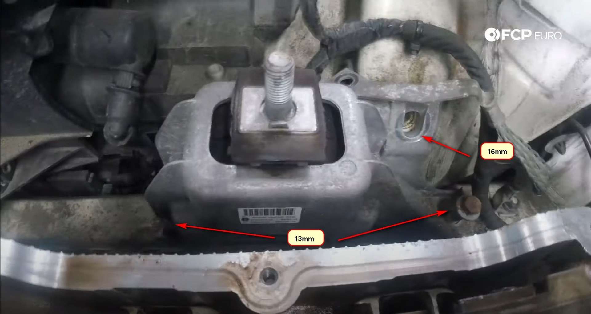 DIY MINI R56 Timing Chain Replacement engine mount bolt sizes