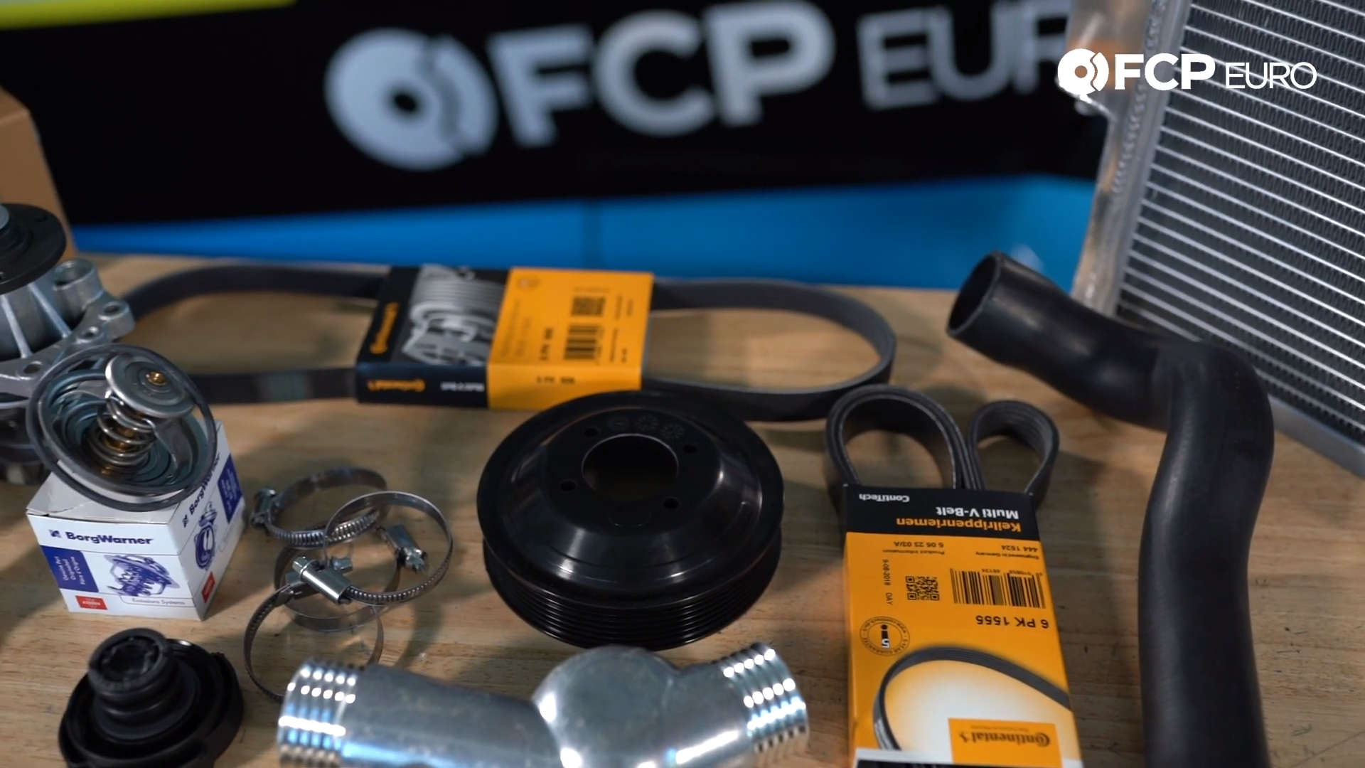 BMW E36 Cooling System Overhaul Kit Closeup